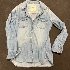 Mossimo Light Blue Denim Shirt